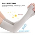 Cooling Arm Sleeves Men Women UV Sun Protection Long Arms Sleeves Cover for Cycling Driving Running Golfing Football Basketball