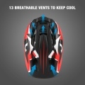 Kids Detachable Full Face Helmet Children Sports Safety Helmet for Cycle Skateboarding Roller Skating