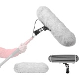 Microphone Wind Protect Cage + Pare-brise + Système de suspension antichoc