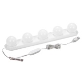 Tomshine Portable LED Mirror Light with 5 Bulbs USB Charging Dimmable 3 Color Modes Vanity Makeup Cosmetic Lights for Bathroom Dressing Room Table