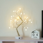 Led Tree Light Home Party Wedding Festival Tabletop Decor Elegant Charming Decorative Night Lamp with Touching Switch Button