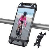 Bicycle Mobile Phone Holder 360° Rotation Adjustable Motorcycle Phone Mount for Bicycle Handlebar Easy to Install Bike Accessories