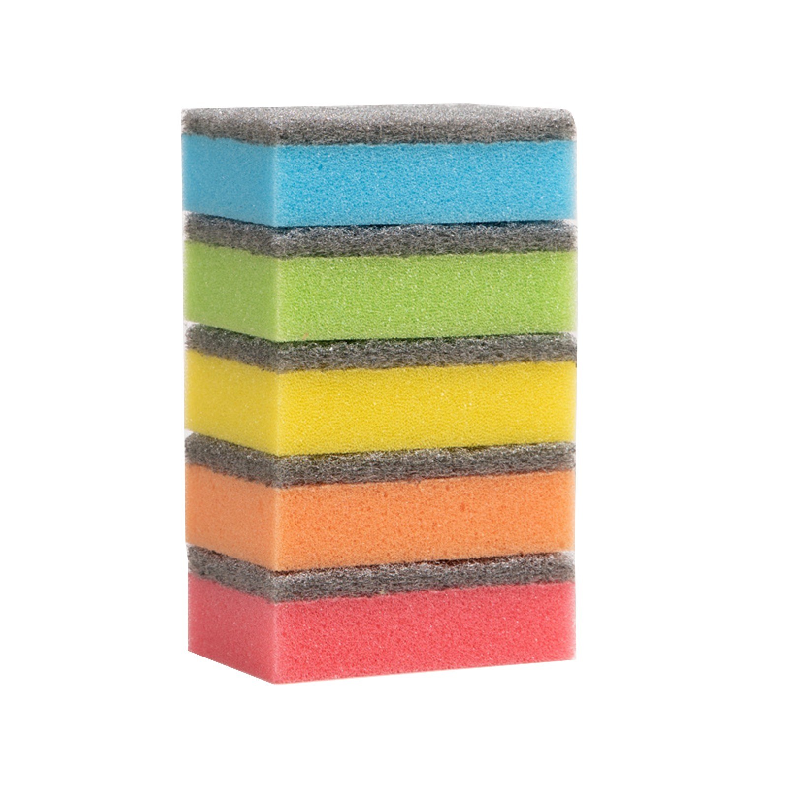 5pcs/set Household Dishwashing Cleaning Sponge