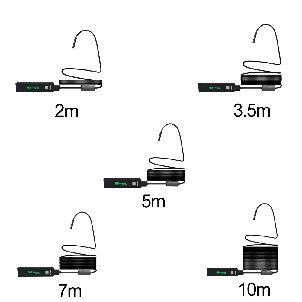 YPC110 USB HD WIFI Endoscope 1200P Mobile Phone Inspection Camera IP68 Waterproof Borescope Mini