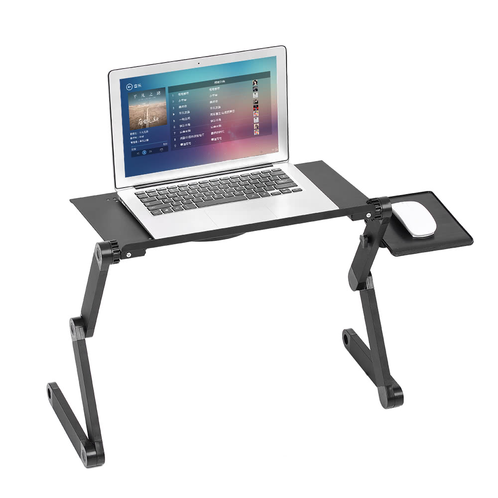 Portable Adjule Aluminum Laptop Holder Fan Cooler Desk Stand Portable Adjule Aluminum Laptop Holder Fan Cooler Desk Stand Table W Mouse Board For Macbook Notebook S Tomtop
