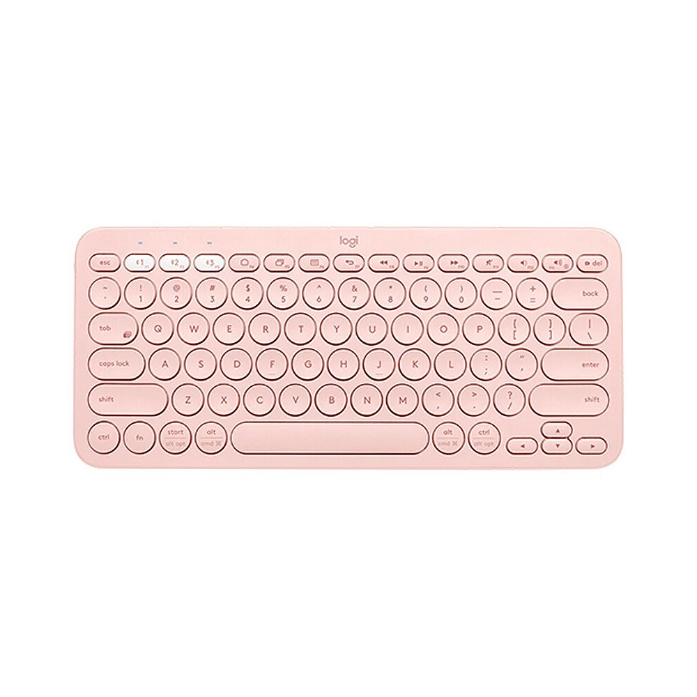 Logitech K380 Wireless Bluetooth 3.0 Keyboard EASY-SWITCH Keyboard Multi-device Connection Multiple Operating Systems Pink