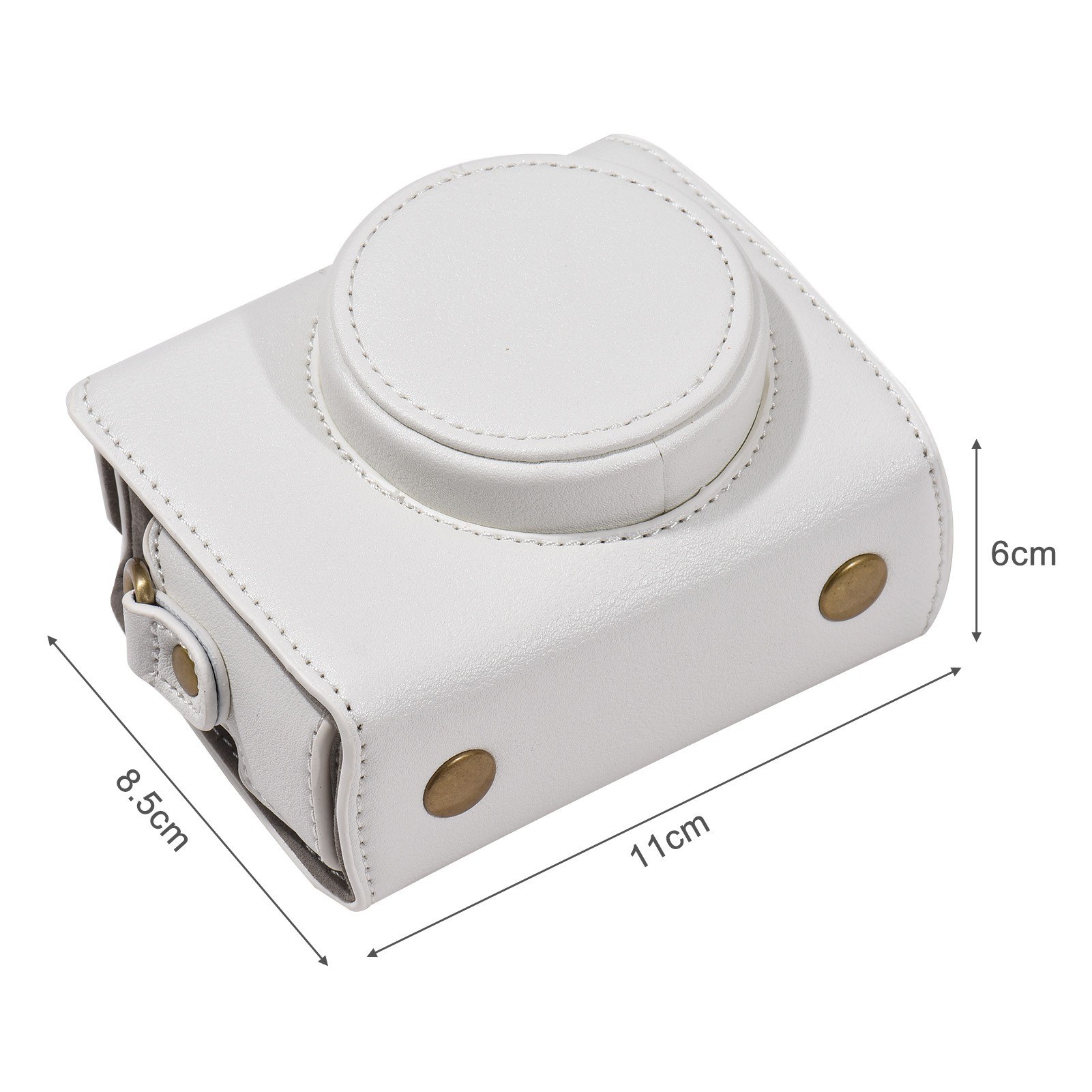 Portable Camera Case Synthetic Leather Camera Carry Bag with Shoulder