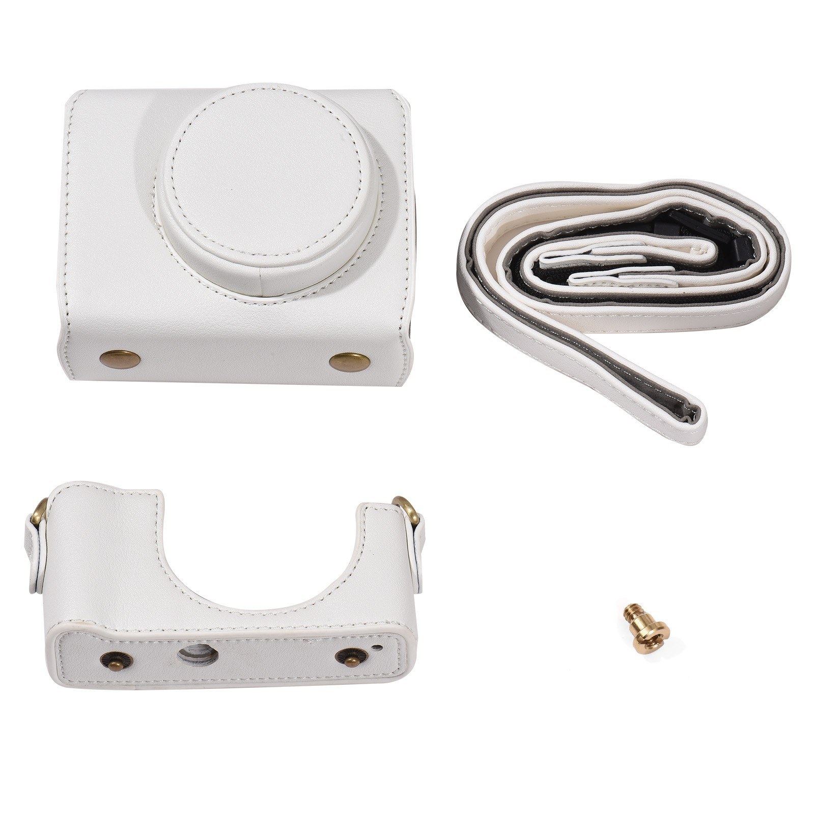 Portable Camera Case Synthetic Leather Camera Carry Bag with Shoulder