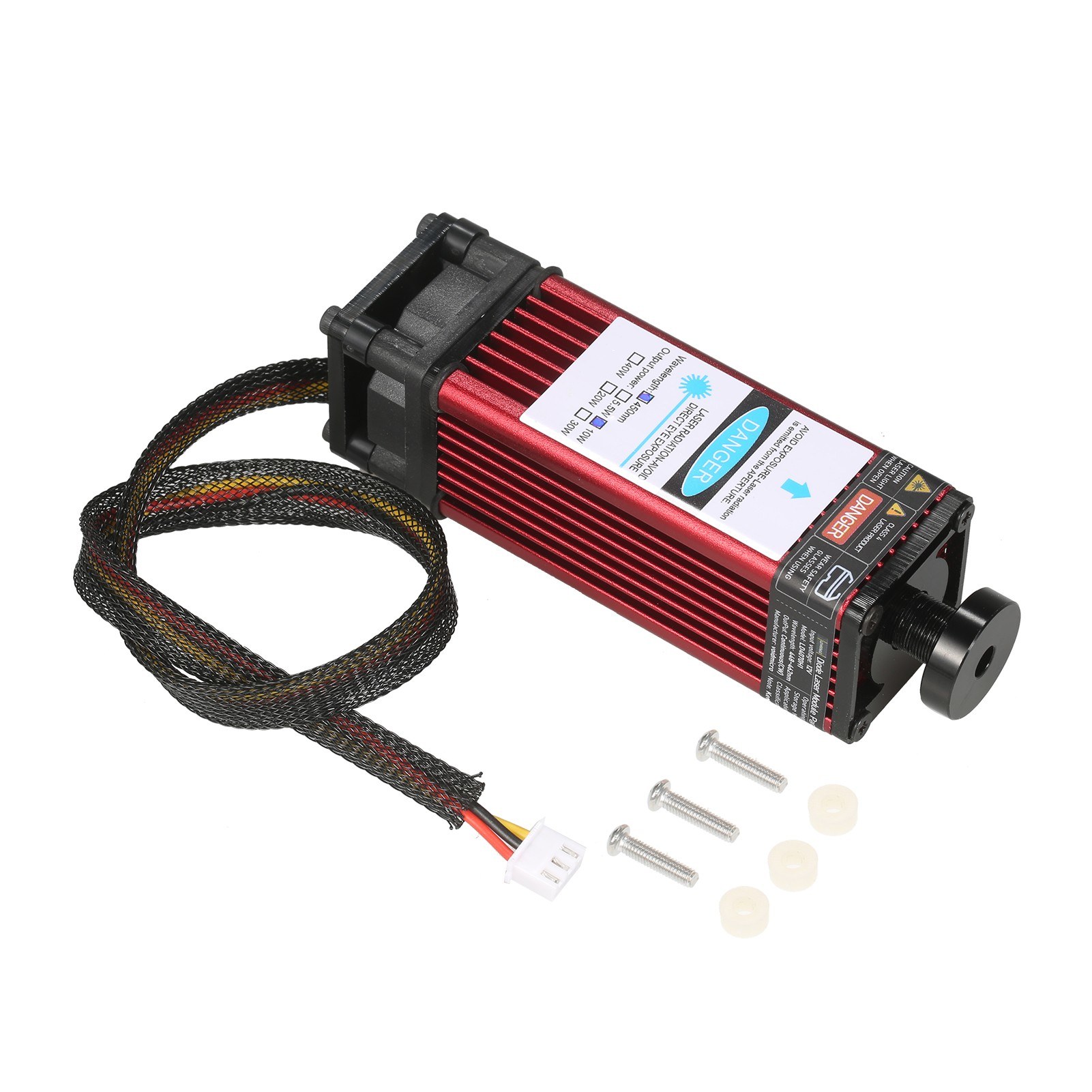 Cafago - 28% OFF 10W Laser Module 450nm Engraving Laser Head $52.07