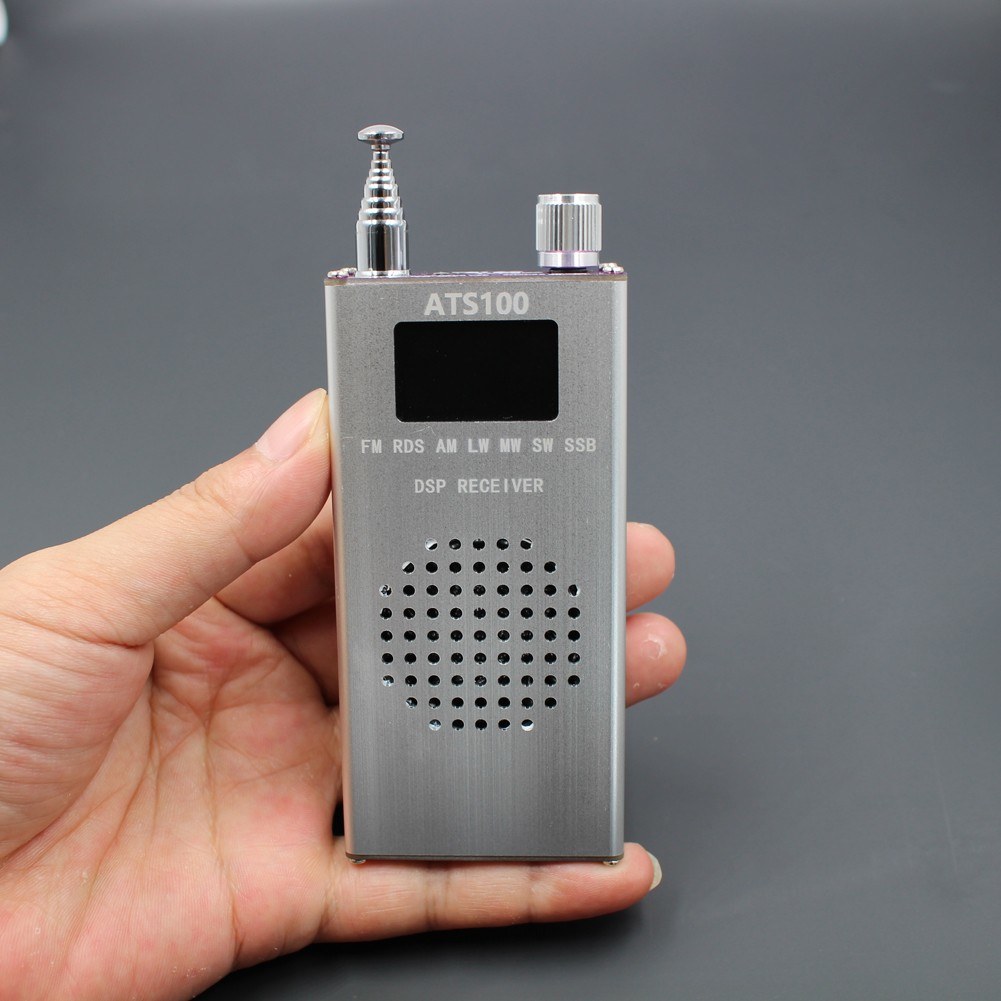 Portable Handheld Radio Receiver ATS100 si4732 150K30MHz 64M108MHz FM
