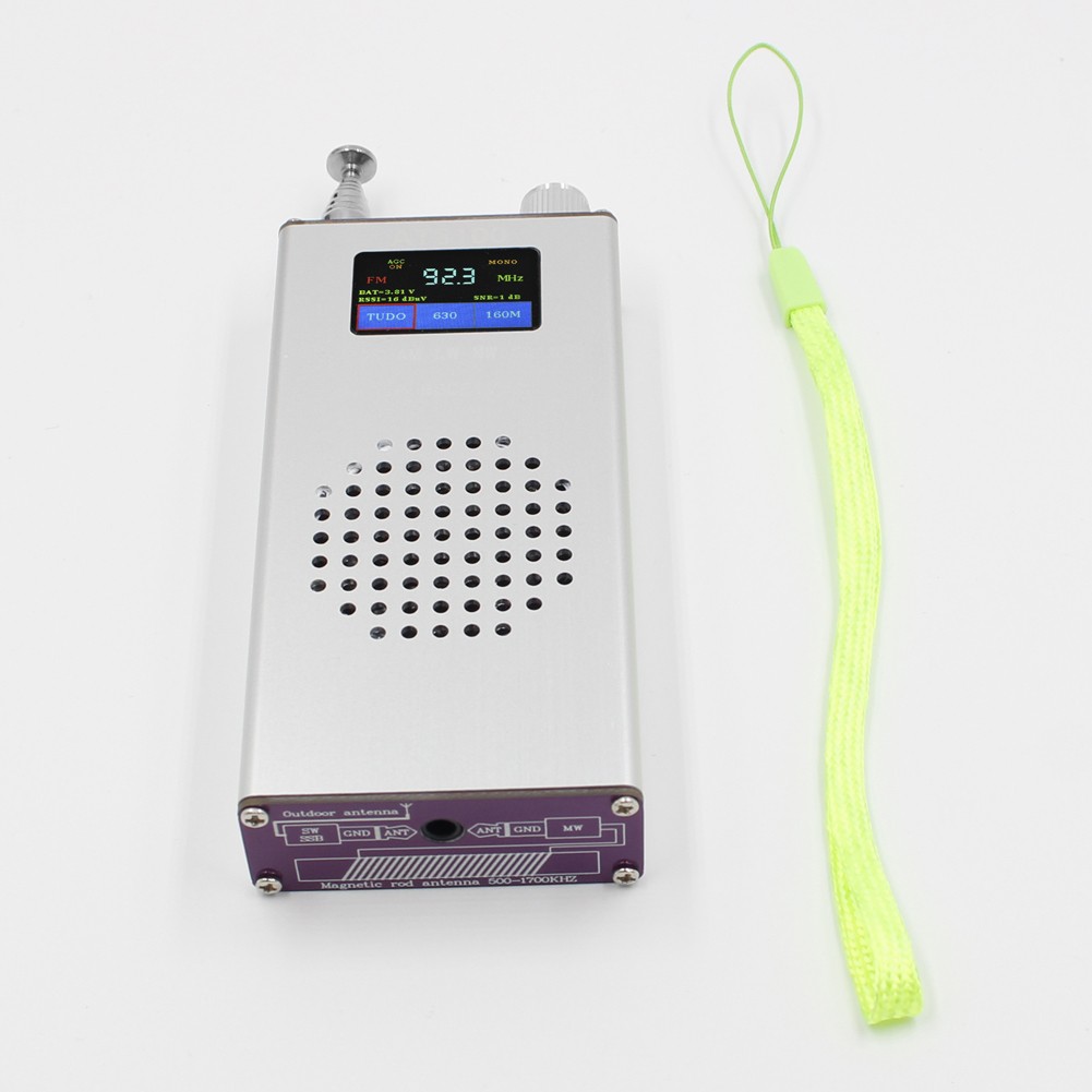 Portable Handheld Radio Receiver ATS100 si4732 150K30MHz 64M108MHz FM