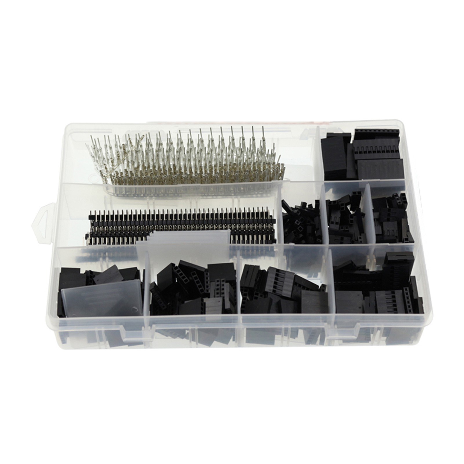 Jumper Terminal Header Kit 310 Pcs 2.54mm Male Female Jumper Wire Pin Header Connector Housing Kit Electronics Set with Storage Box Jumper Terminal Header Kit 310 Pcs 2.54mm Male Female Jumper Wire Pin Header Connector Housing Kit Electronics Set with Storage Box