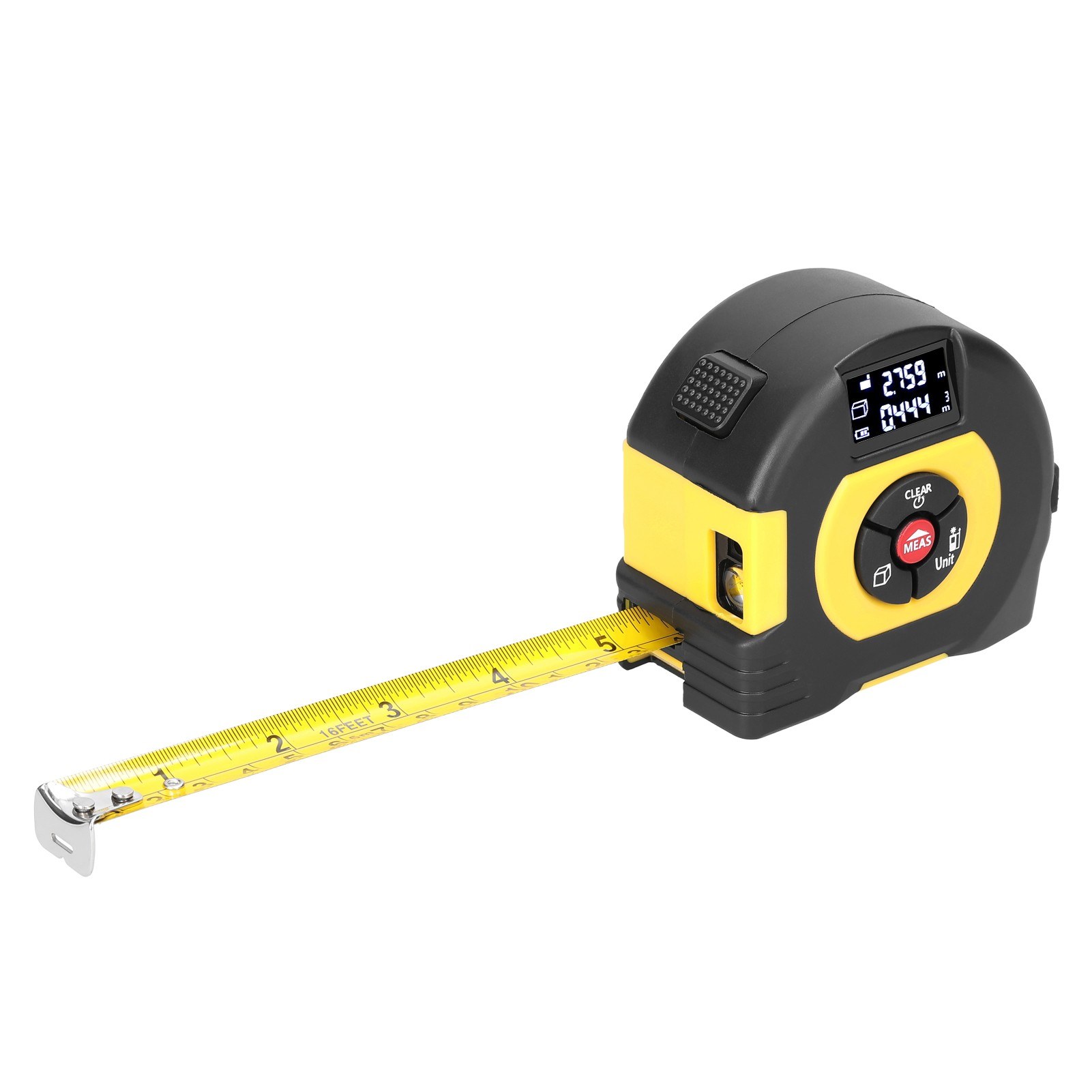 8 In 1 Electronic Tape Measure Lcd Display Digital Ruler Typec