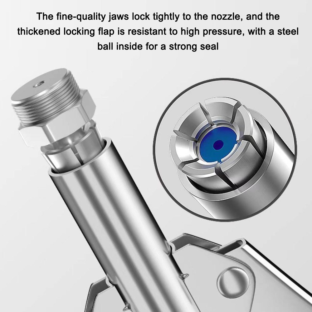 Stainless Steel Greased Bolt Highpressure Grease Nozzle Extended