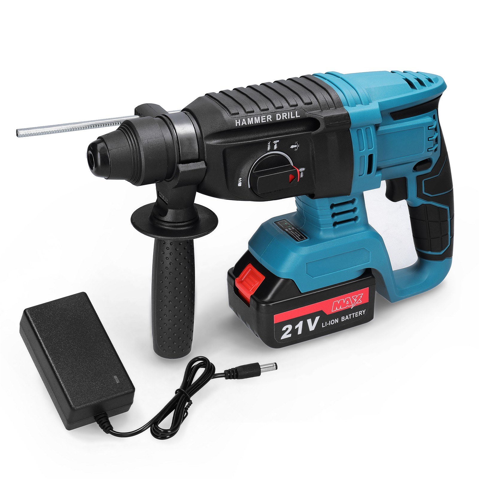 Multifunctional Rechargeable Impact Electric Hammer Drill Rotary Hammer