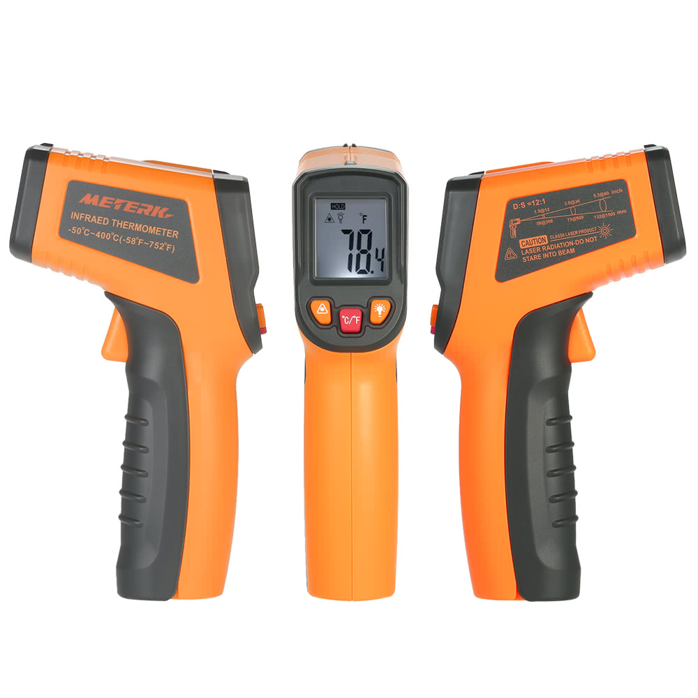 Meterk 50400°C Thermometer Temperature Measurement Pyrometer