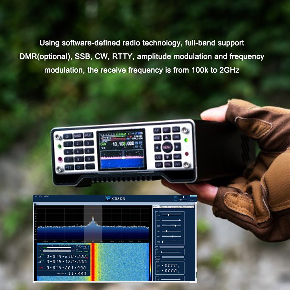 Q900 100KHz2GHz ALL Mode Software Defined Radio Transceivers SSB CW
