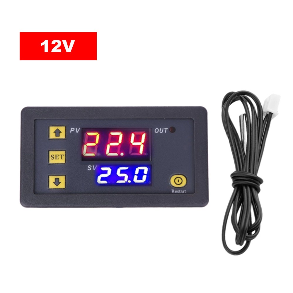 3230 Temperature Controller Digital Display Thermostat Module Temperature Control Switch Micro Heating Cooling Temperature Control Panel