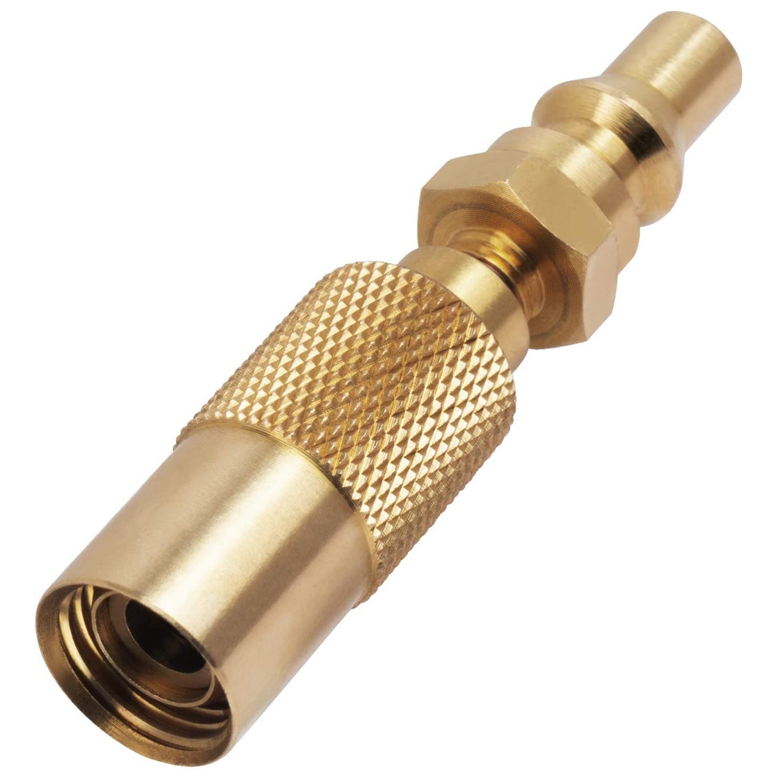 1/4'' RV Quick Connect Adapter Solid Brass Conversion Fitting Connector