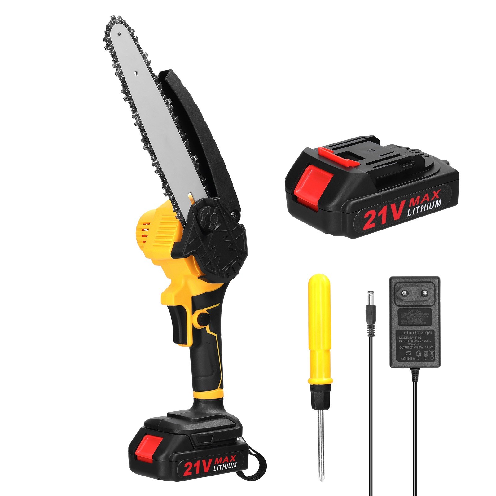 tomtop.com - [EU Warehouse] 64% OFF 21V 8inch Portable Electric Pruning Saws, 28,66€