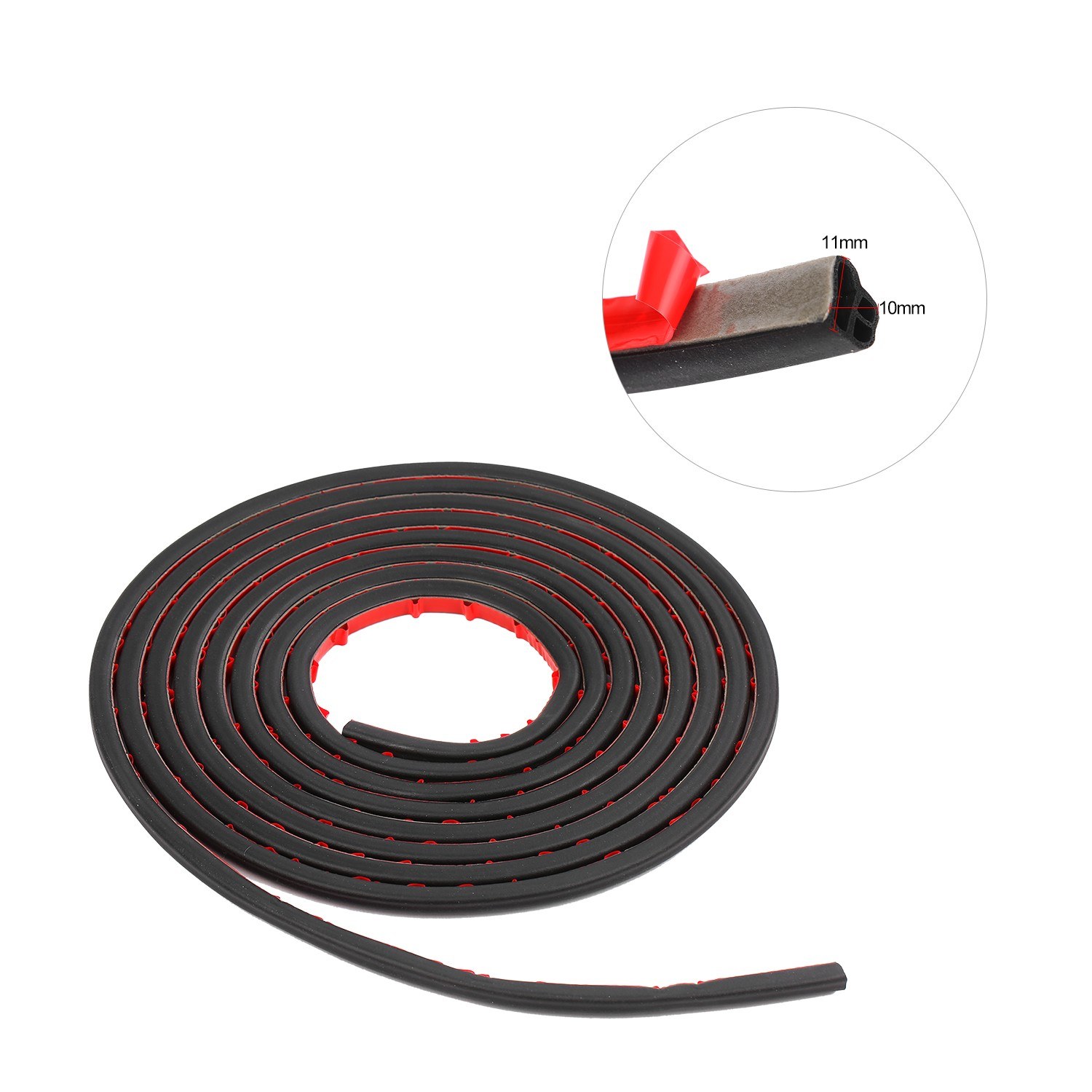 16ft L Shape Rubber Seal Strip Automobile Sealing Strip Car Door Hood