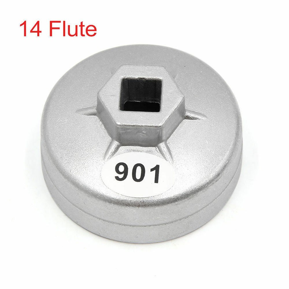 KKmoon Car 14 Teeth Aluminum Oil Filter Wrench Socket Remover Tool 903 73-74mm