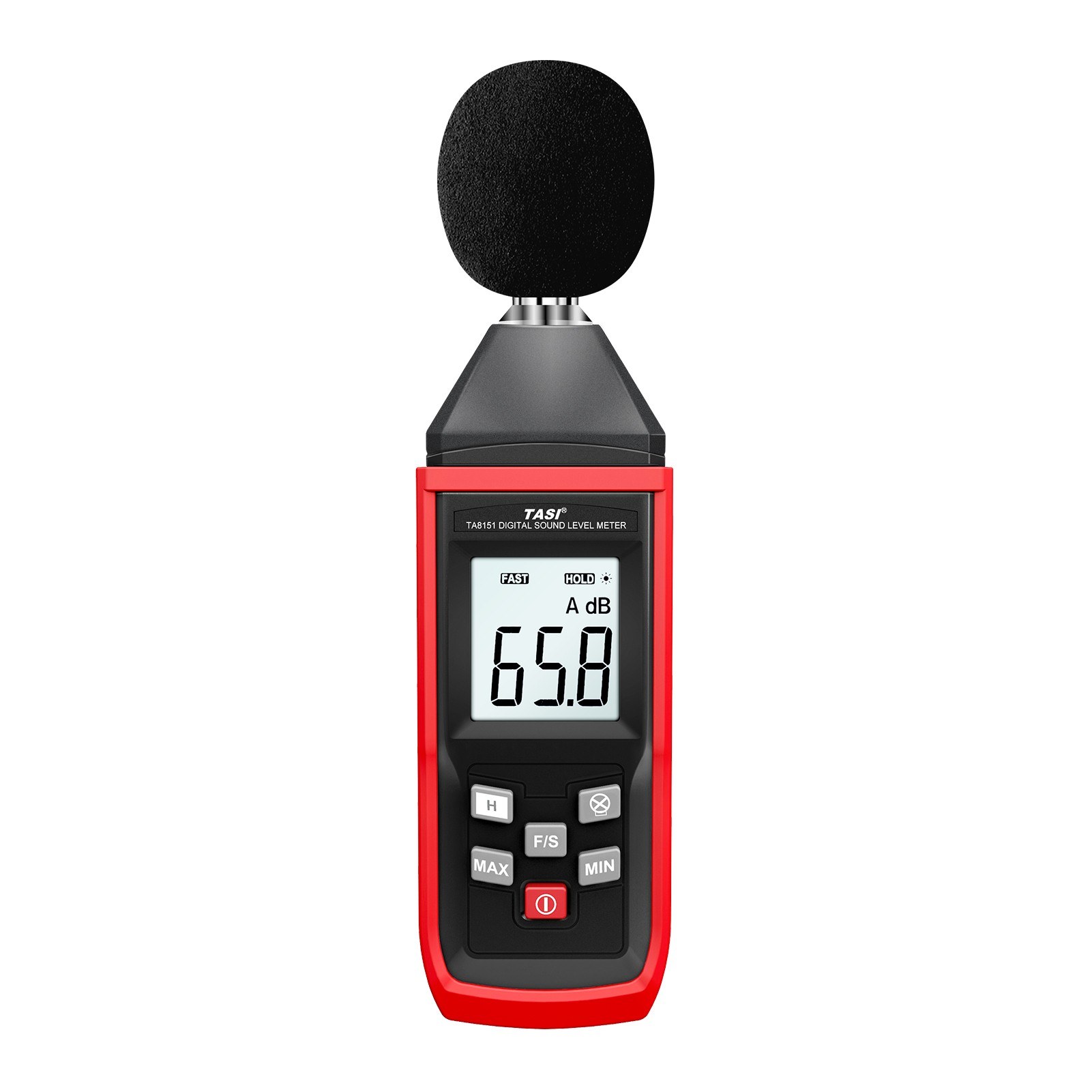 TASI TA8151 Digital Sound Level Meter SLM Household Noise Tester Professional High-Precision Noise Tester Handheld Sound Detector Decibel Monitor 30-130dB Acoustic Measurement Instrument
