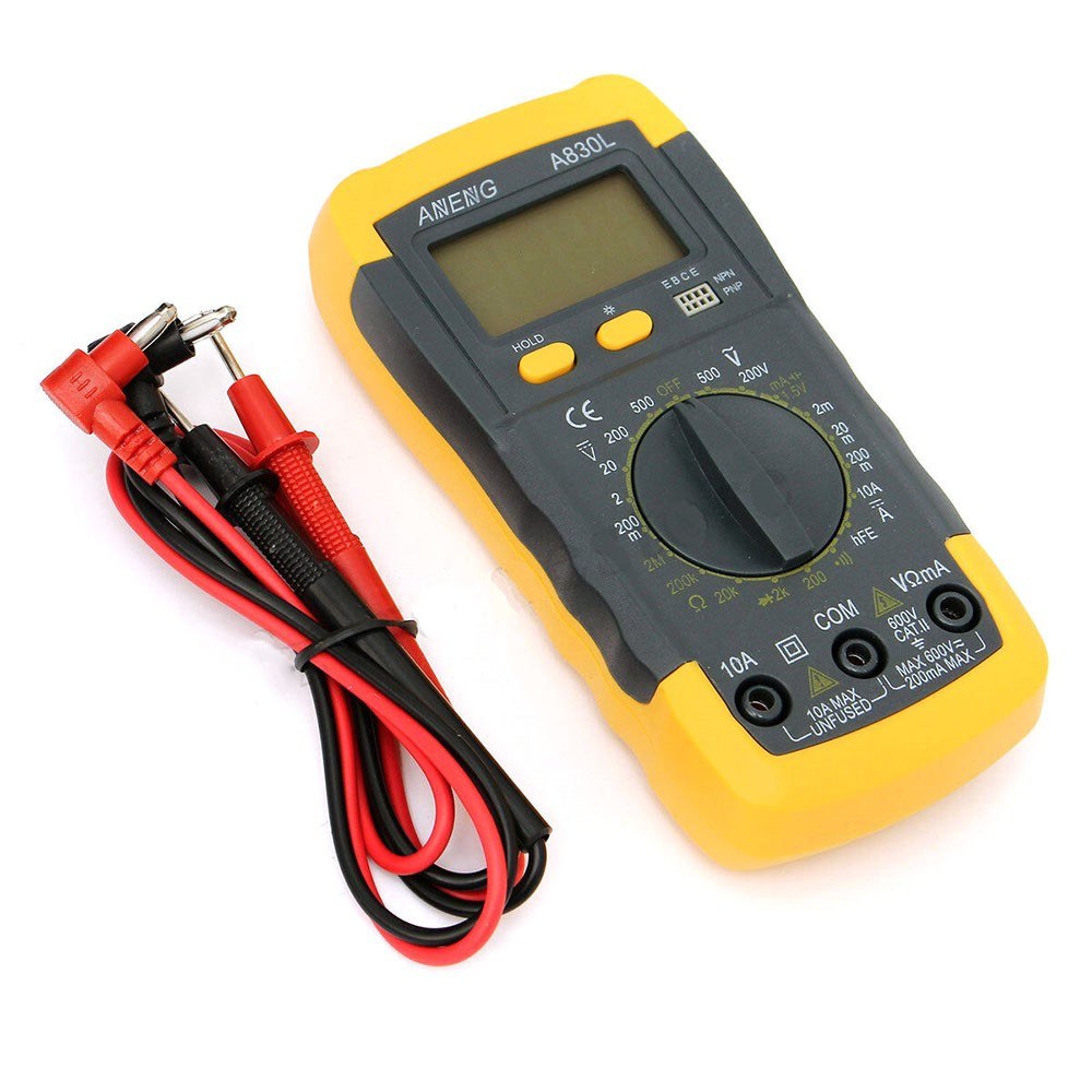 Digital LCD Voltmeter Ammeter Ohmmeter Multimeter Volt AC DC Tester Meter