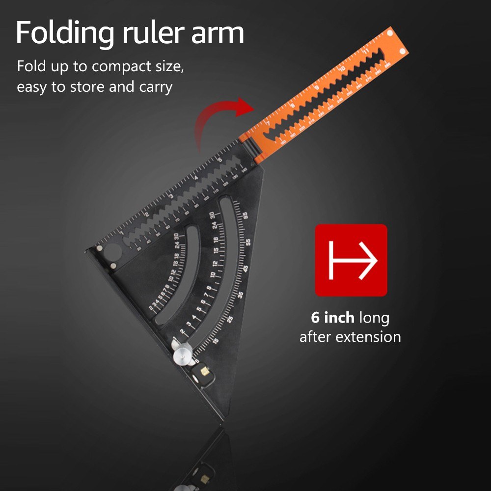 for Car Home Clear and Precise Portable to Carry Convenient to use Metal Folding Ruler Aluminum Alloy Ruler for Car Home Clear and Precise Portable to Carry Convenient to use Metal Folding Ruler Aluminum Alloy Ruler