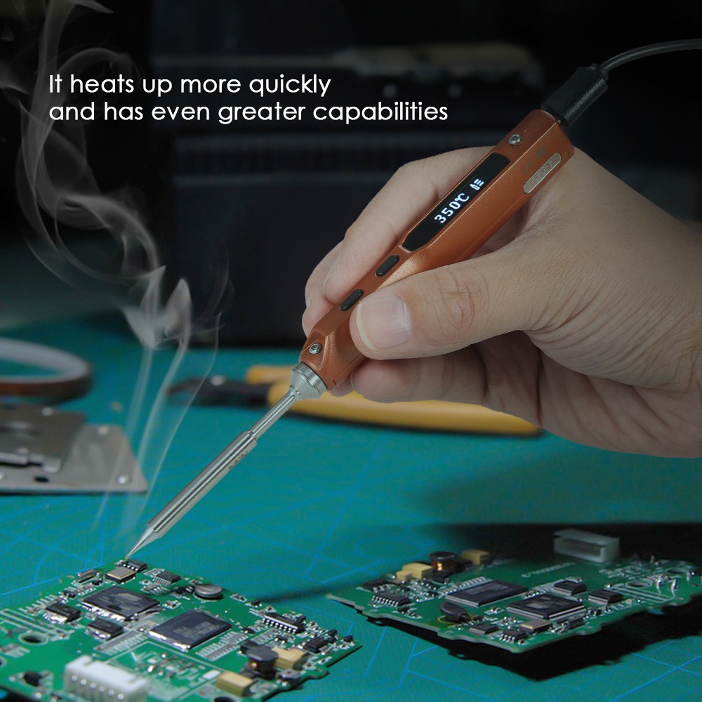 Mini Portable Electric Soldering Iron 65W Programmable Digital LCD Mini