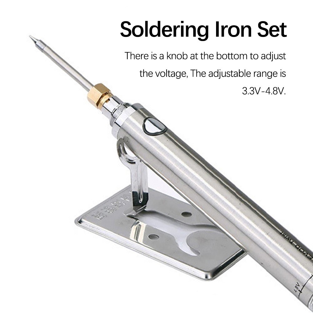 Soldering Iron Set Wireless USB Rechargeable Soldering Iron Mini