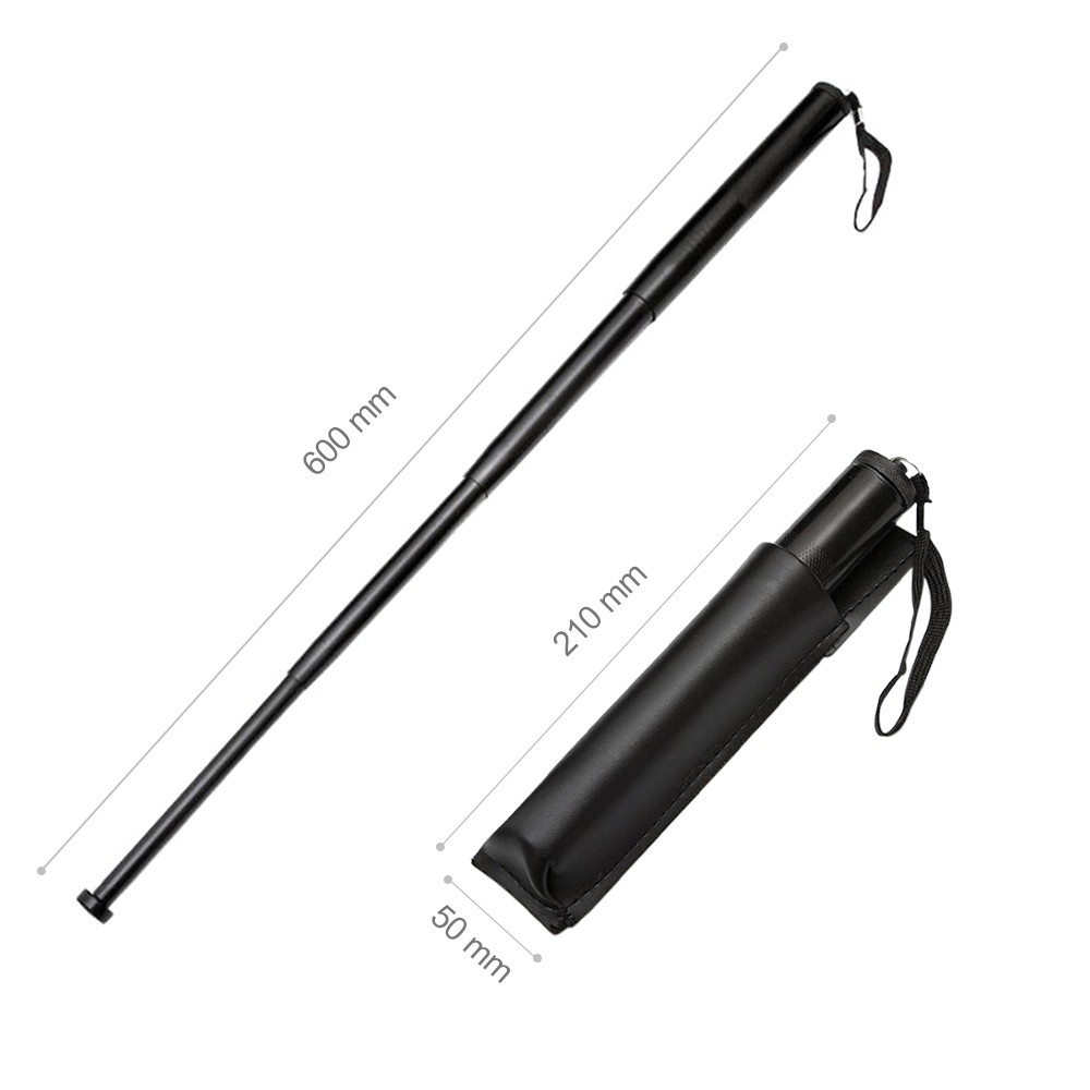 Sections Self Defense Stick Retractable Secruity Telescopic Whip Rod