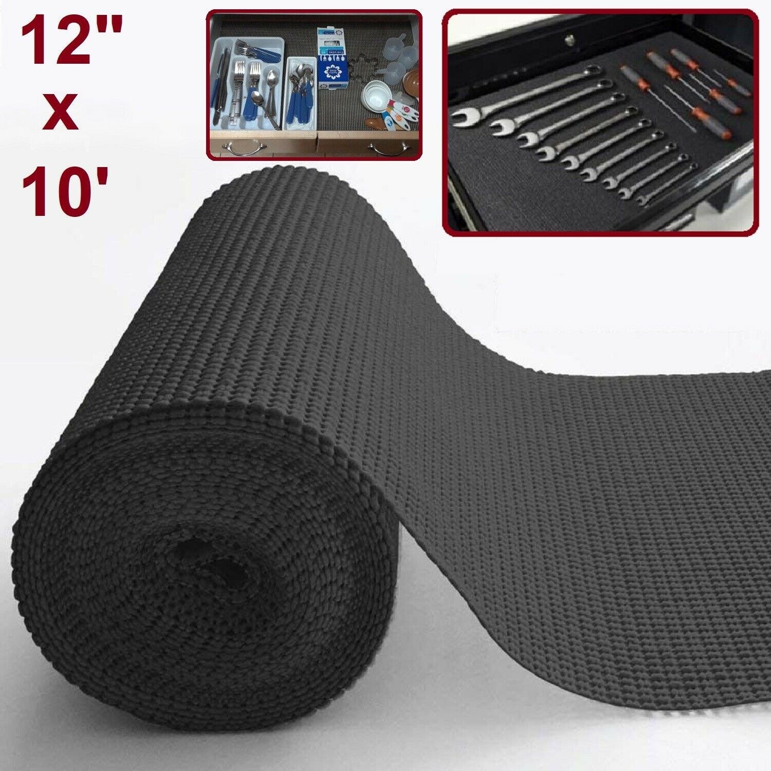 Duck Tool Box Liner Foam Rubber Non Slip Select Grip Drawer Shelf Mat