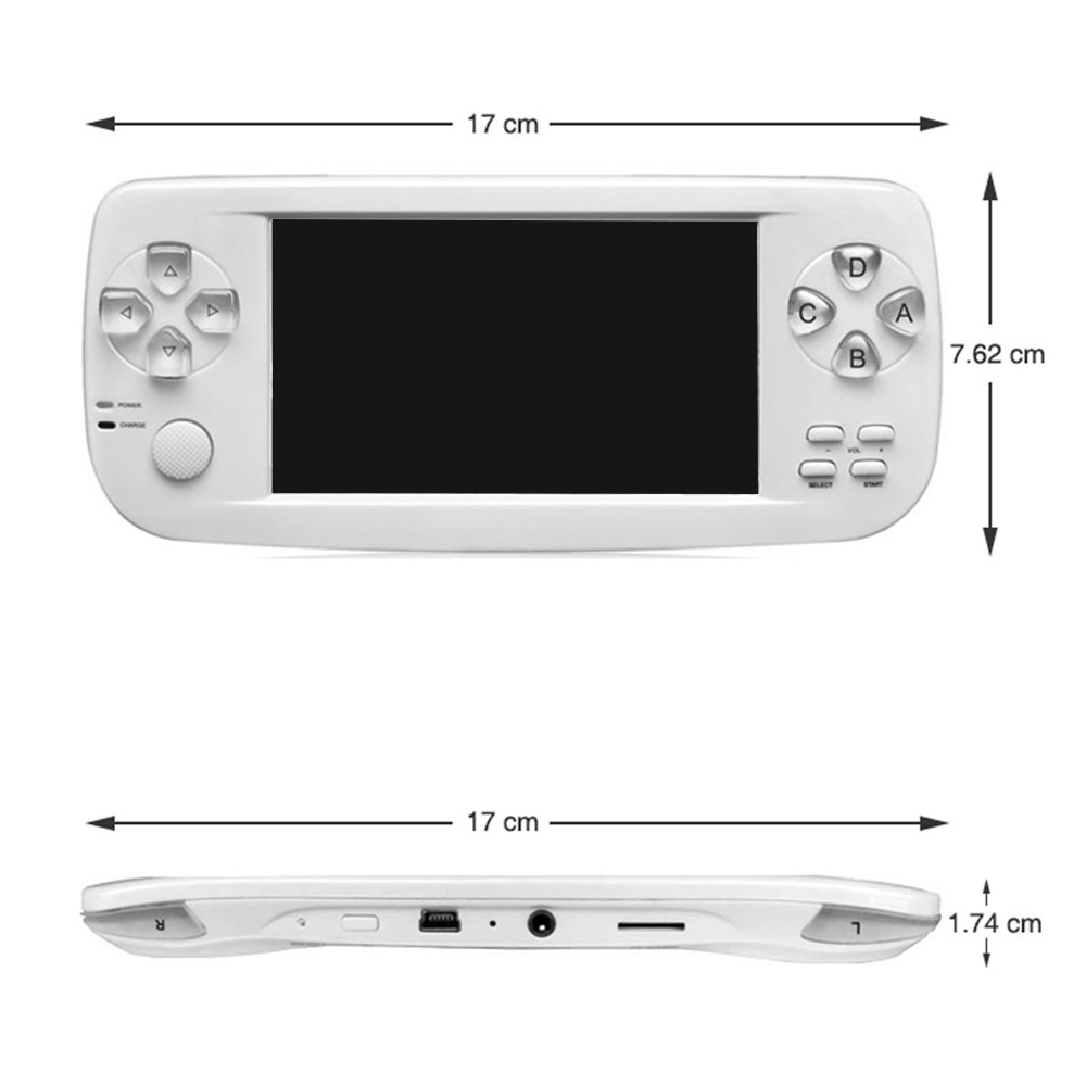 PAP KIII 4.3in Portable Handheld Games Console