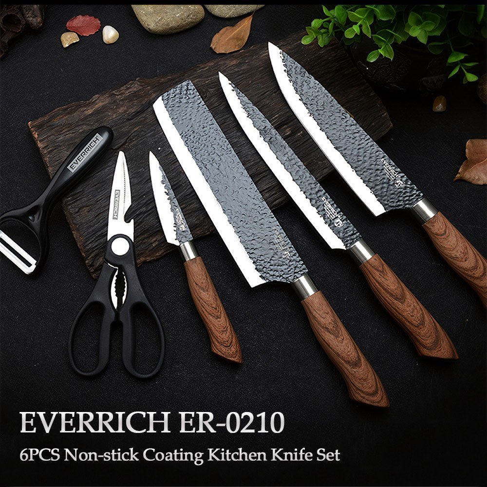 EVERRICH ER0210 6PCS Kitchen Knife Set