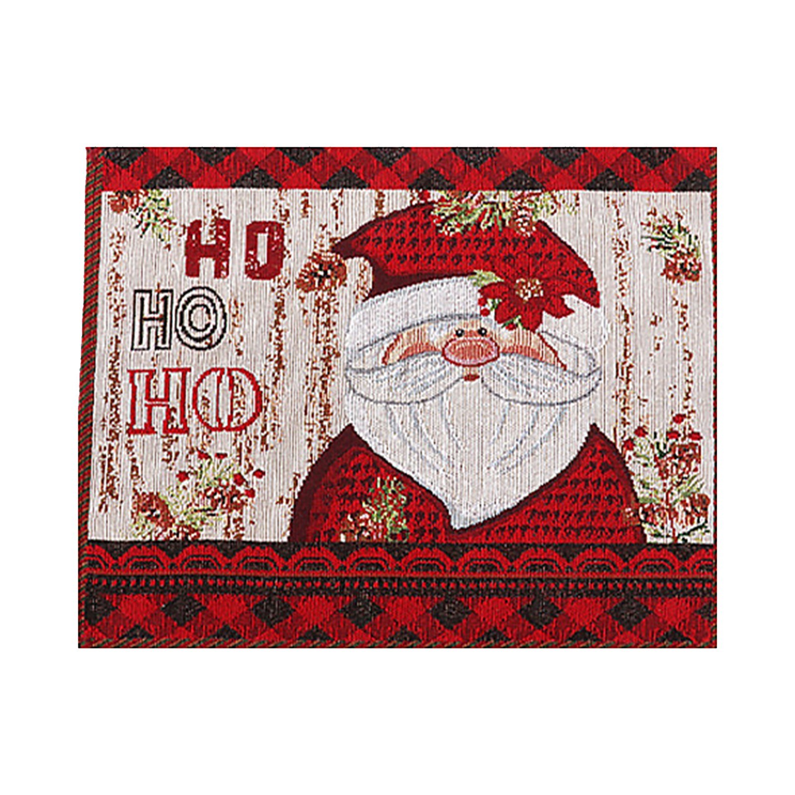 Santa Claus Christmas Placemats Christmas Place Mats Dining Decor Heat
