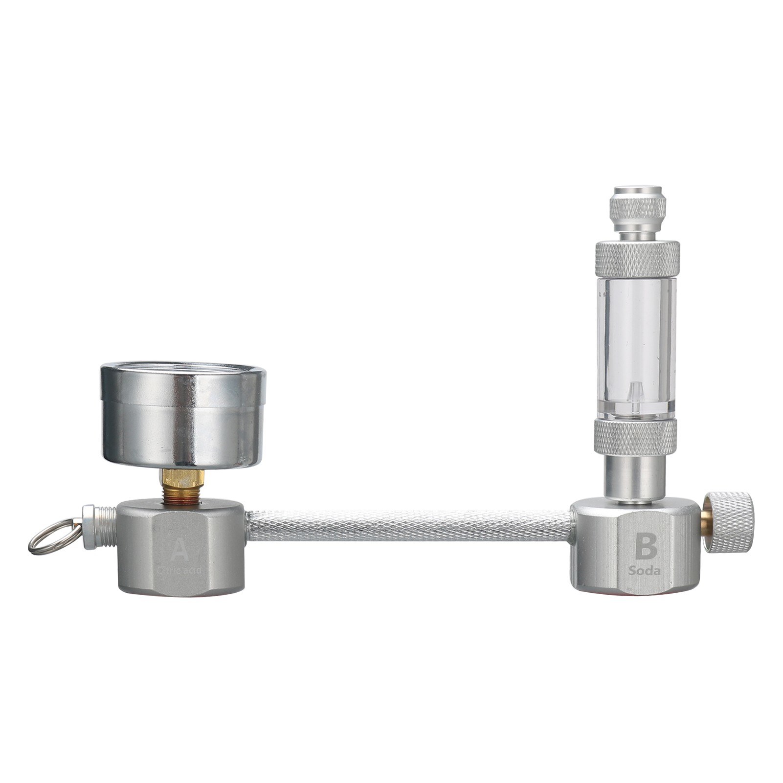 Aquarium DIY CO2 Generator System Kit CO2 Generator System with Bubble Counter & Check Valve Carbon Dioxide Reactor Kit for Plants Aquarium