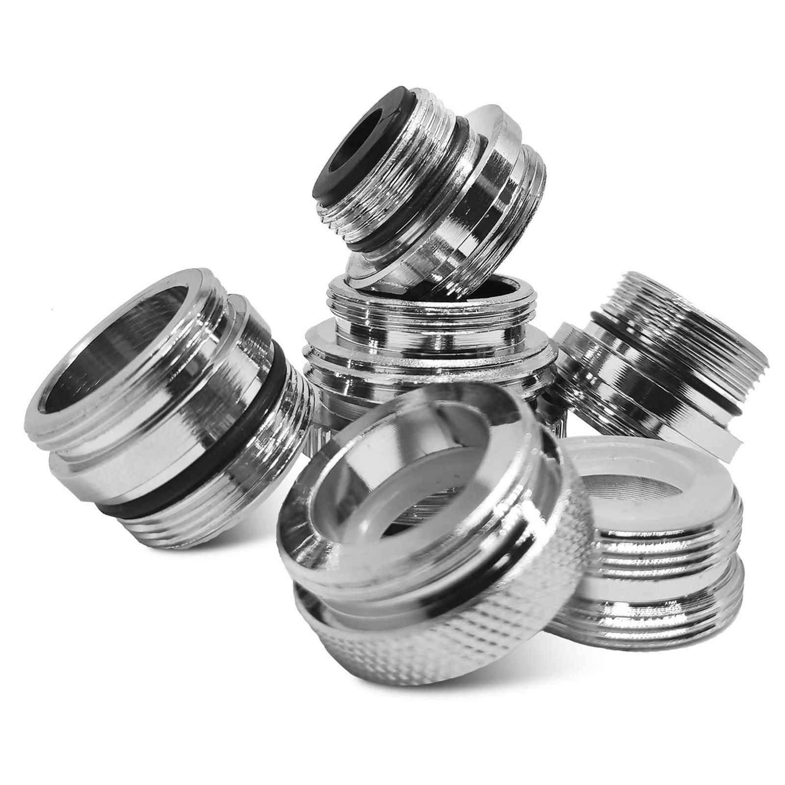 6Pcs Brass Tap Adapters