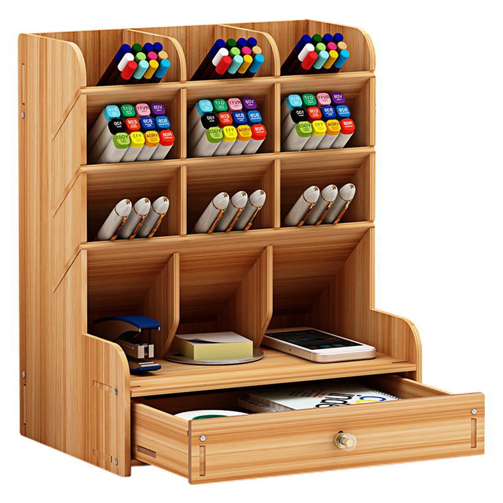 Wooden Desktop Organizer