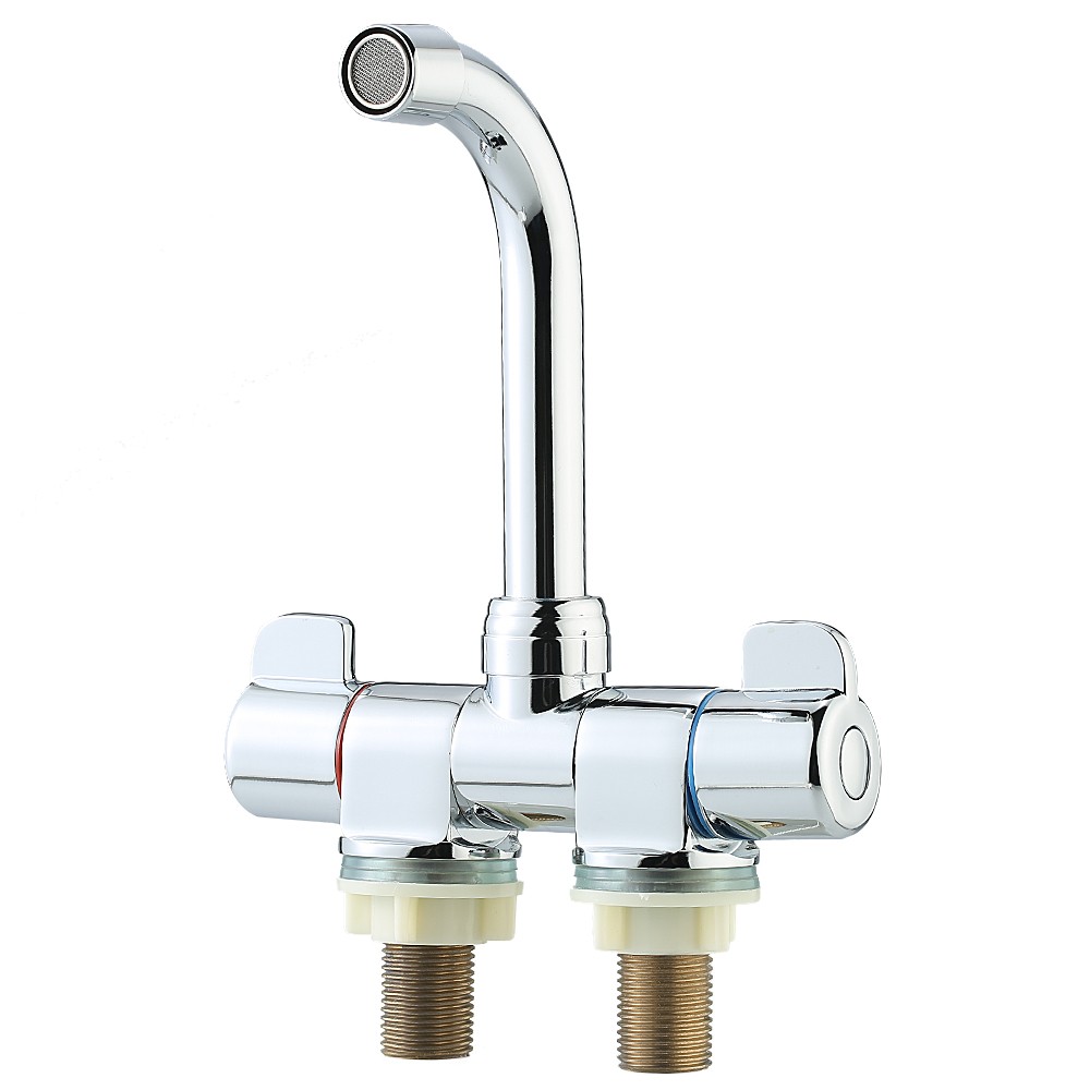 High End Rotating Foldable Two Handle Deck Mounted Rv Kitchen Faucet High End Rotating Foldable Two Handle Deck Mounted Rv Kitchen Faucet Hot And Cold Water Mixer Tap S Tomtop