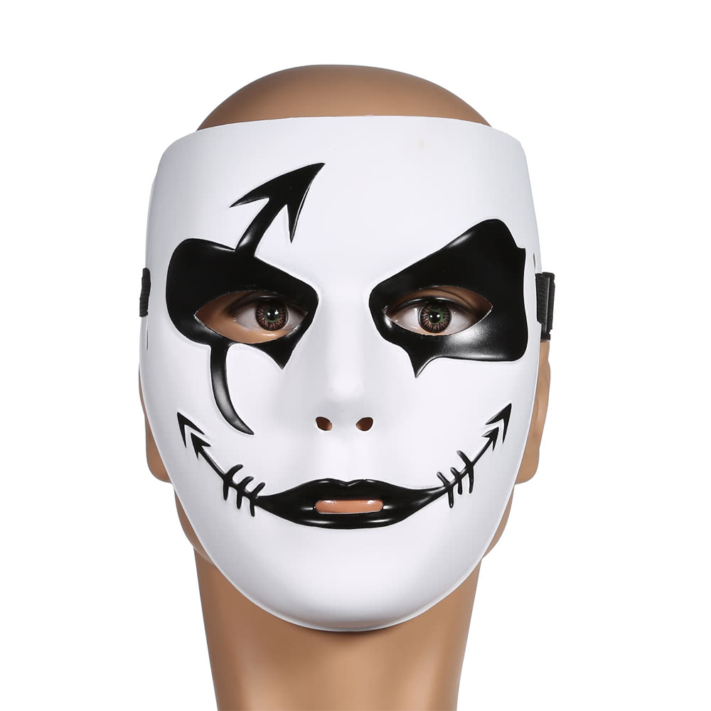 Festnight Plastic White Scary Clown Mask Halloween Masquerade Ball Mask Festnight Plastic White Scary Clown Mask Halloween Masquerade Ball Mask