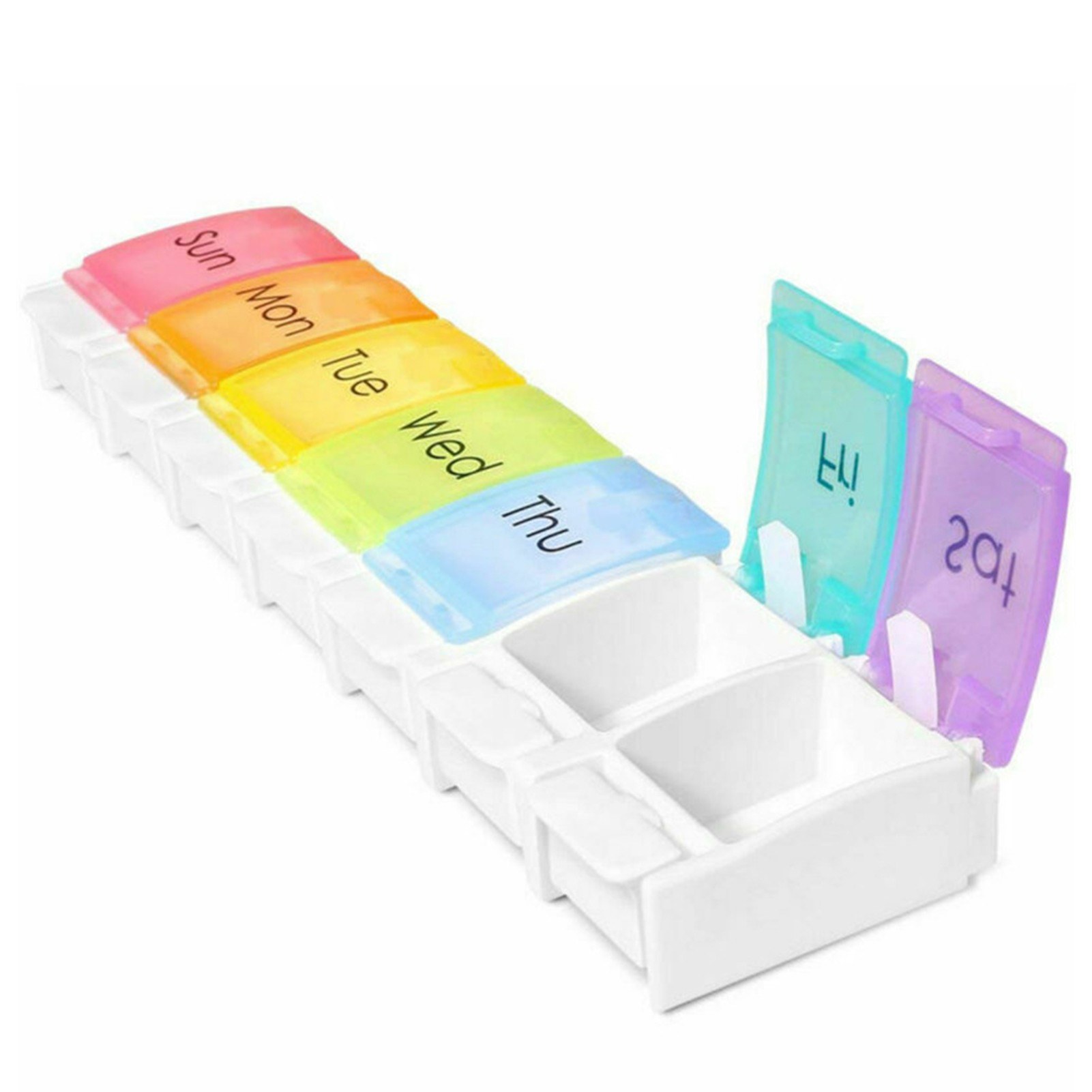 Pill Organizer for Travel Weekly Pill Box