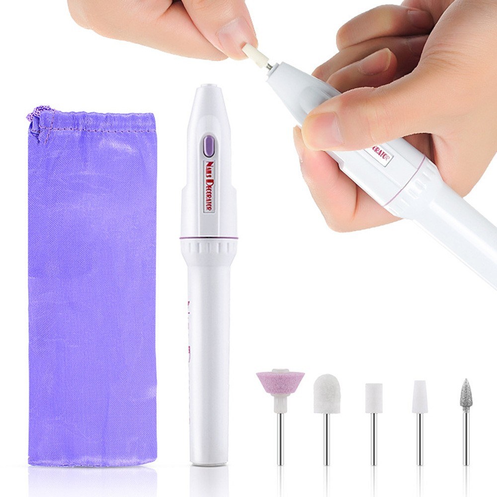 Portable Electric Nail File Machine for Nails Gel Nails Kit Nail Drill Bits Manicure Kit Pedicure Tools Best Gifts for Women Girls