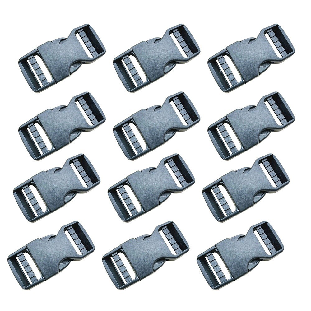 12pcs Double Release Plastic Buckles