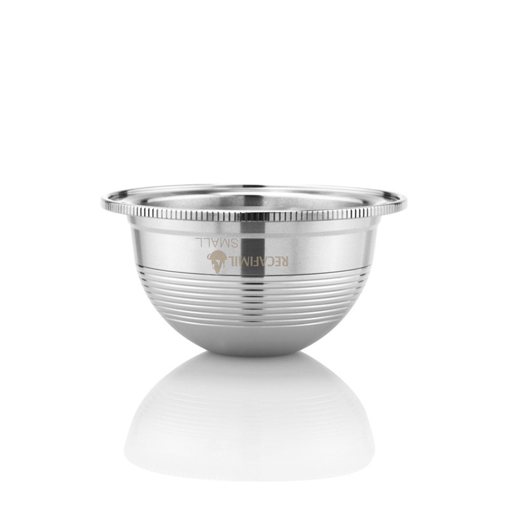 Stainless Steel Fillable Coffee Capsules Reusable Coffee Capsule Cup Filter Set for Nespresso Vertuo Capsule Pod Vertuoline GCA1 and Delonghi ENV135 Coffee Machine
