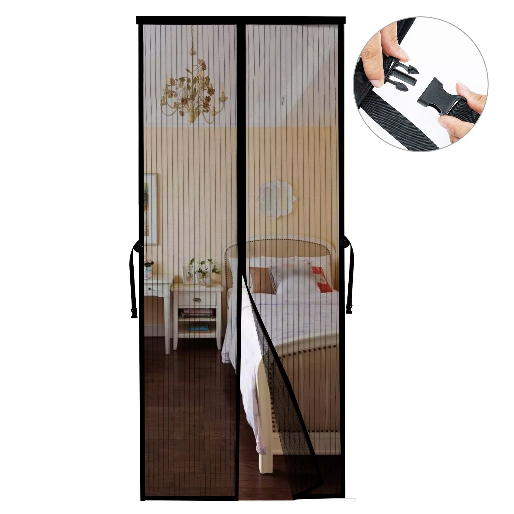 Tomtop - 39% OFF Magnetics Screen Door with Full Frame Magic-Tape, $16.99 (Inclusive of VAT)