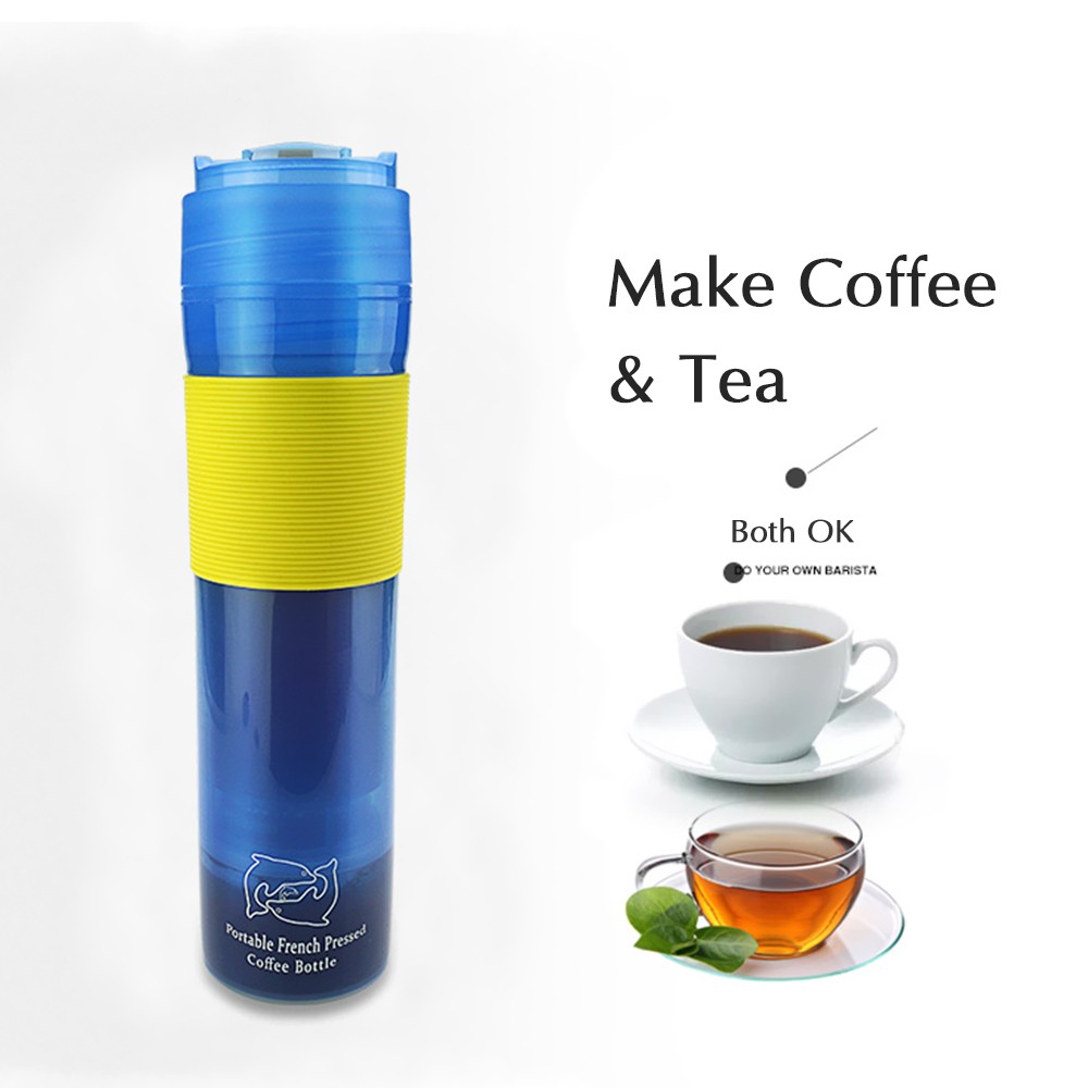 300ml Coffee Pot Outdoor Travel Vacuum Plunger Bottle 300ml Coffee Pot Outdoor Travel Vacuum Plunger Bottle Portable Leak Proof Mug With Filter