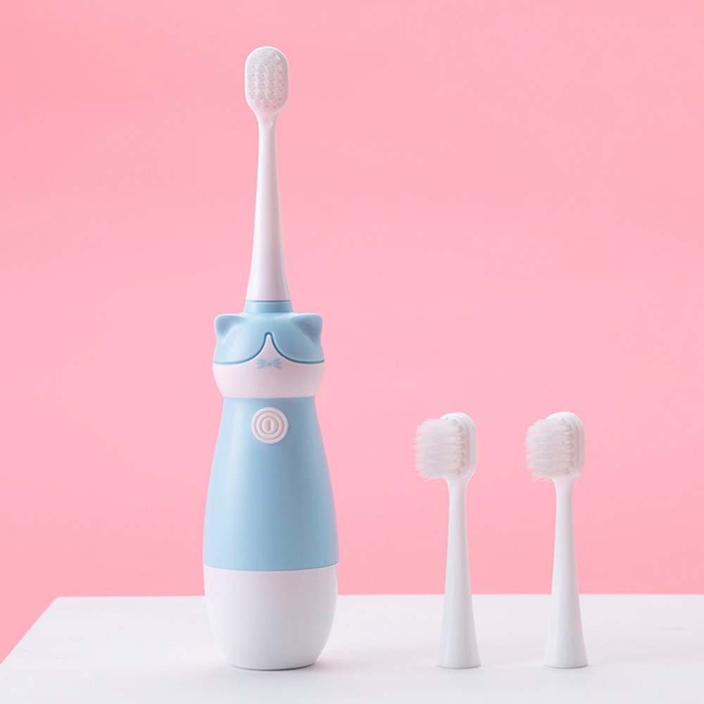 Kids Electric Toothbrush Soft Cute Tooth Brush Battery Powered Sonic