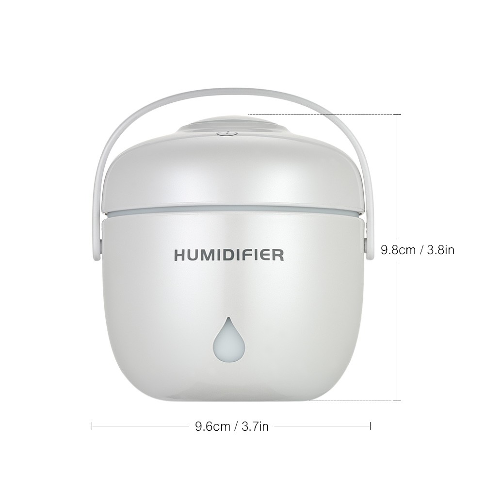230ml Mini Rice Cooker Shape USB Ultrasonic Mist Air Humidifier