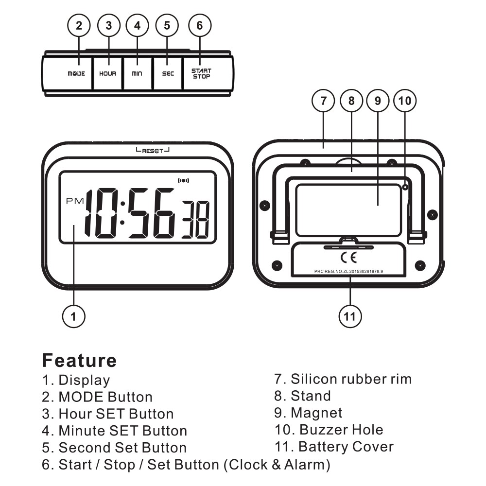 set 4 minute timer